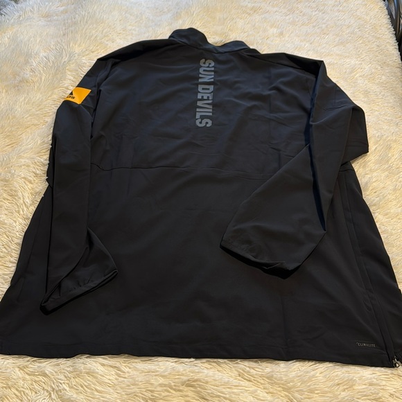 Adidas Arizona State GameMode Windbreaker Jacket Black 1/2 Zip XL NWT - Picture 11 of 13
